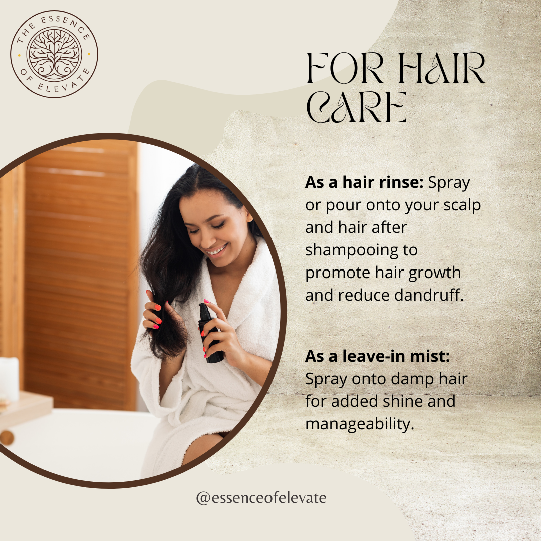 The Essence of Elevate Rosemary Hydrosol