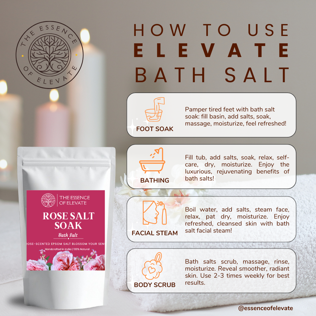 Elevate’s Rose Bath Salt