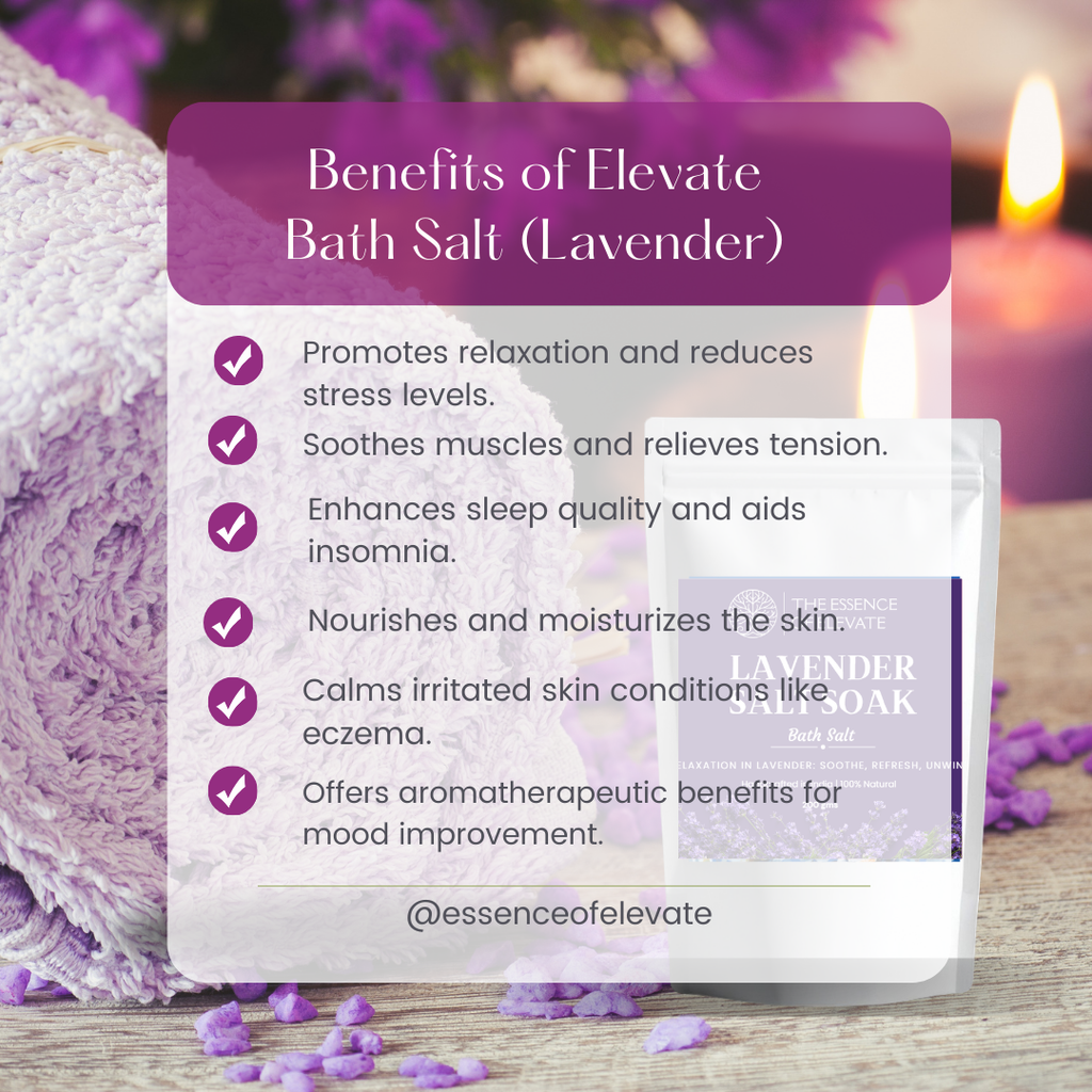 Elevate’s Lavender Bath Salt